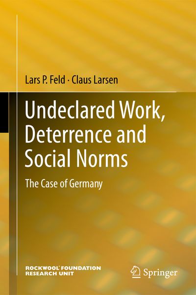 Produktbild: Undeclared Work, Deterrence and Social Norms
