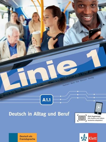Produktbild: Linie 1 A1. Kurs- und &Uuml;bungsbuch mit DVD-ROM, Teil 1
