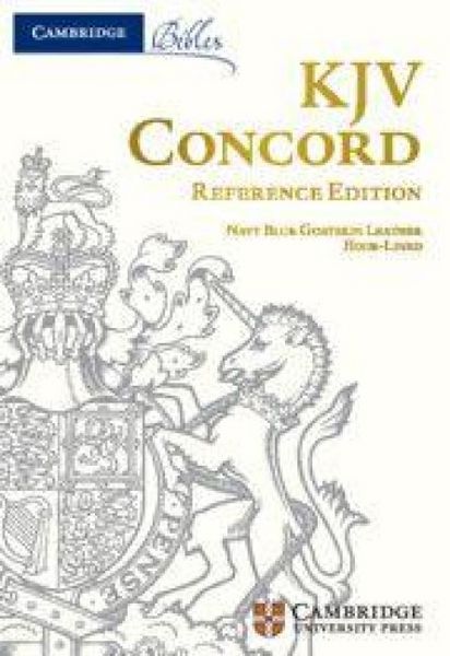 Produktbild: KJV Concord Reference Edition, Imperial Blue Goatskin, Red-Letter, Kj566: Xrly