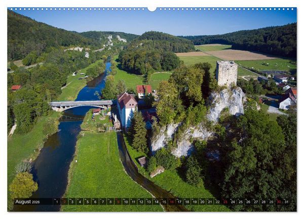 Produktbild: Mein Donautal aus der Luft (Wandkalender 2026 DIN A2 quer), CALVENDO Monatskalender