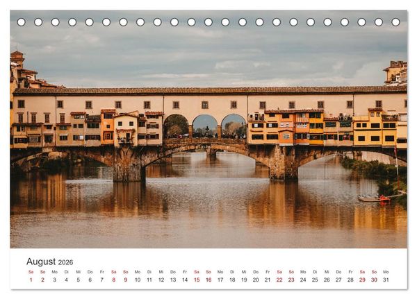 Produktbild: Br&uuml;cken - Die sch&ouml;nsten Br&uuml;cken der Welt. (Tischkalender 2026 DIN A5 quer), CALVENDO Monatskalender