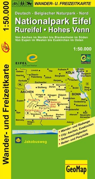 Produktbild: Nationalpark Eifel, Rureifel, Hohes Venn Wander- und Freizeitkarte