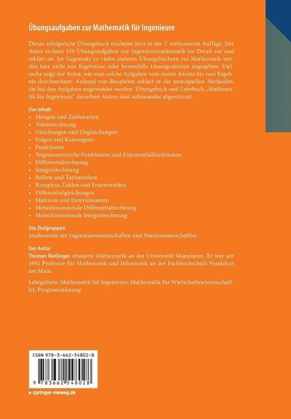Übungsaufgaben zur Mathematik für Ingenieure