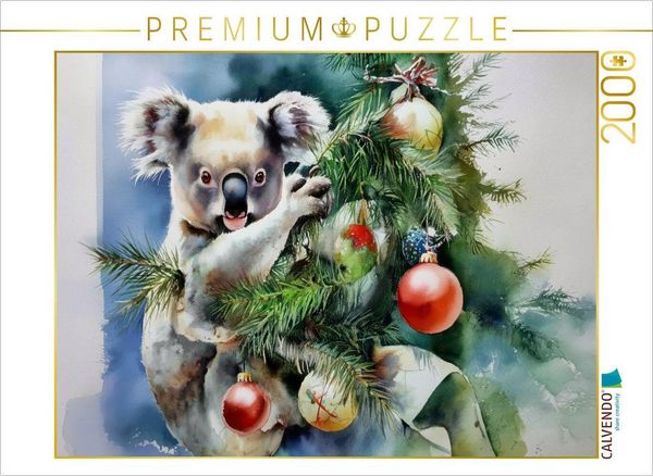 Produktbild: CALVENDO Puzzle Koala im Weihnachtsbaum | 2000 Teile Lege-Gr&ouml;&szlig;e 90x67cm Foto-Puzzle f&uuml;r gl&uuml;ckliche Stunden