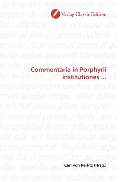 Produktbild: Commentaria in Porphyrii institutiones ...