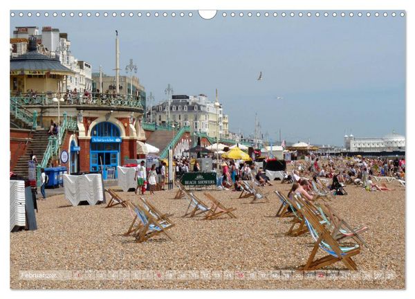 Produktbild: Brighton Pier Bunter Sommer (Wandkalender 2026 DIN A3 quer), CALVENDO Monatskalender