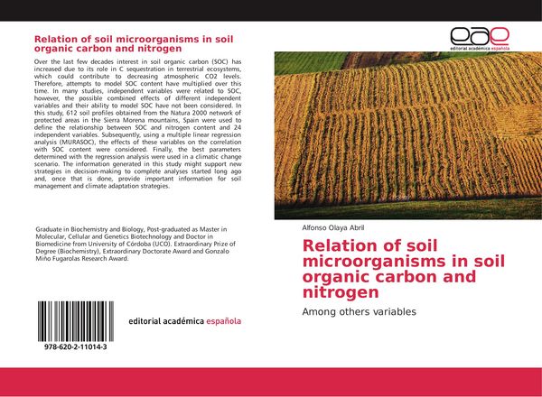 Produktbild: Relation of soil microorganisms in soil organic carbon and nitrogen