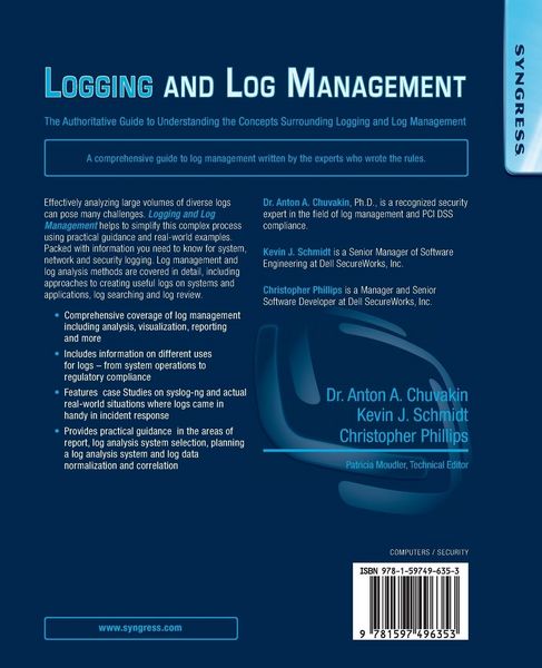 Produktbild: Logging and Log Management