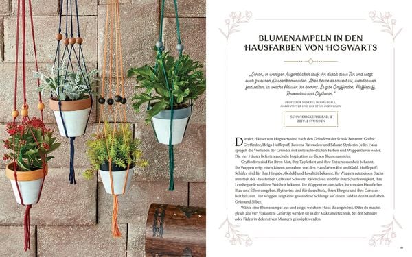 Produktbild: Aus den Filmen zu Harry Potter: Magische Kr&auml;uterkunde - Zauberhafte DIY-Projekte, Terrarien und viele weitere gr&uuml;ne Inspirationen