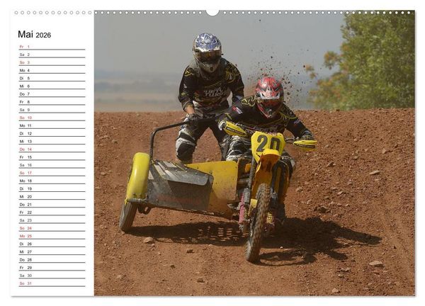 Produktbild: Motocross - Terminplaner (hochwertiger Premium Wandkalender 2026 DIN A2 quer), Kunstdruck in Hochglanz