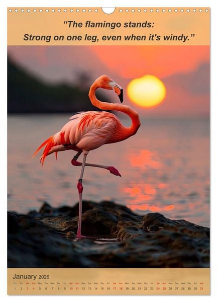 Produktbild: Funny animalistic yoga poses (Wall Calendar 2026 DIN A3 portrait), CALVENDO 12 Month Wall Calendar