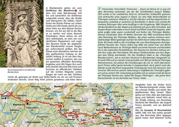 Produktbild: ROTHER Wanderf&uuml;hrer Rennsteig