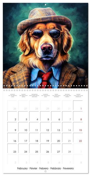 Produktbild: Gangster Paws (Wall Calendar 2026 12 &times; 12 Inch) CALVENDO 12 Month Wall Calendar