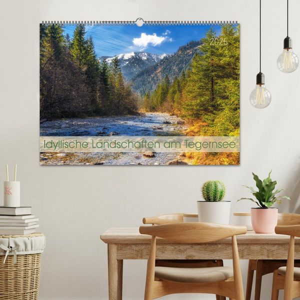 Produktbild: Idyllische Landschaften am Tegernsee (Wandkalender 2026 DIN A2 quer), CALVENDO Monatskalender