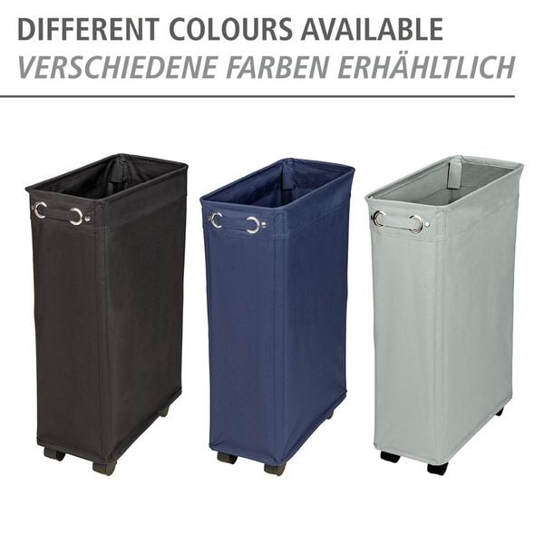 Produktbild: W&auml;schesammler Mod. Corno Schwarz, W&auml;schekorb, 43 l
