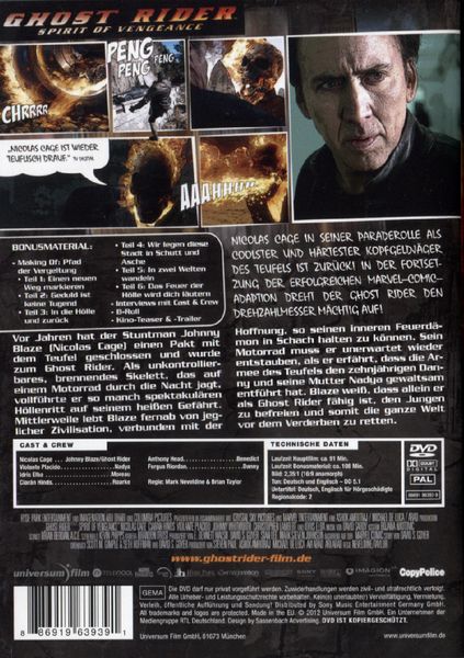 Produktbild: Ghost Rider: Spirit of Vengeance