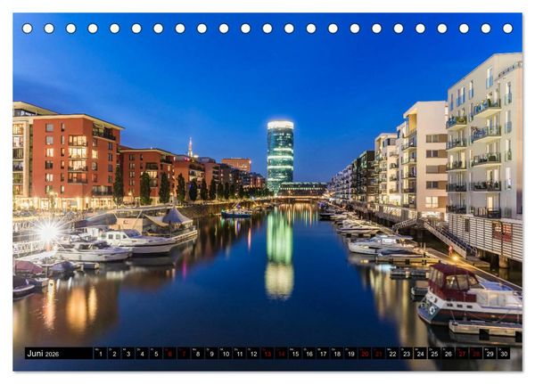 Produktbild: FRANKFURT Impressionen aus Mainhattan (Tischkalender 2026 DIN A5 quer), CALVENDO Monatskalender