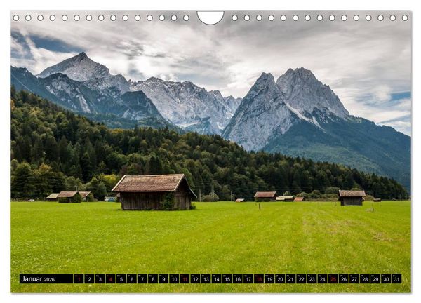 Produktbild: Traumlandschaft Werdenfelser Land - Teil I (Wandkalender 2026 DIN A4 quer), CALVENDO Monatskalender