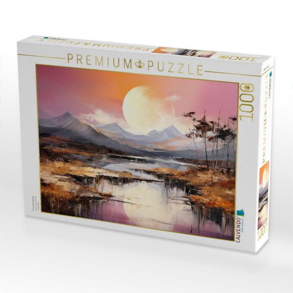 Produktbild: CALVENDO Puzzle Sonnenaufgang | 1000 Teile Lege-Gr&ouml;&szlig;e 64x48cm Foto-Puzzle f&uuml;r gl&uuml;ckliche Stunden