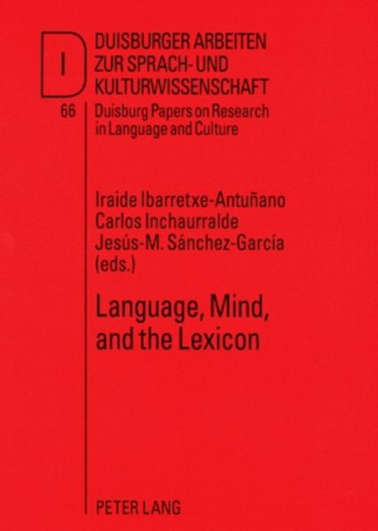 Produktbild: Language, Mind, and the Lexicon