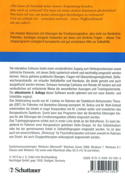 Produktbild: Interaktives Skillstraining f&uuml;r Borderline-Patienten