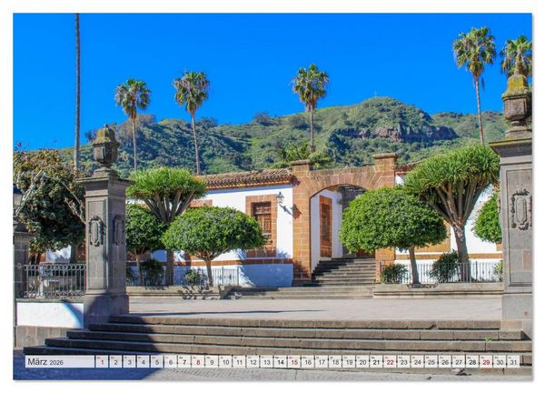 Produktbild: Gran Canaria &ndash; Natur trifft Geschichte (hochwertiger Premium Wandkalender 2026 DIN A2 quer), Kunstdruck in Hochglanz