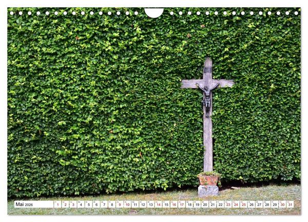Produktbild: Kreuze und Kruzifixe rund um Simmerath in der Eifel (Wandkalender 2026 DIN A4 quer), CALVENDO Monatskalender