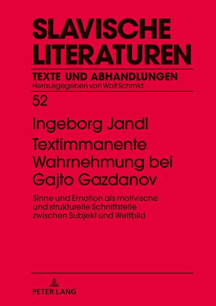 Produktbild: Textimmanente Wahrnehmung bei Gajto Gazdanov