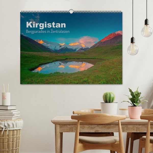 Produktbild: Kirgistan Bergparadies in Zentralasien (Wandkalender 2026 DIN A2 quer), CALVENDO Monatskalender