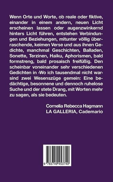 Produktbild: Wo ich tausendmal nicht war