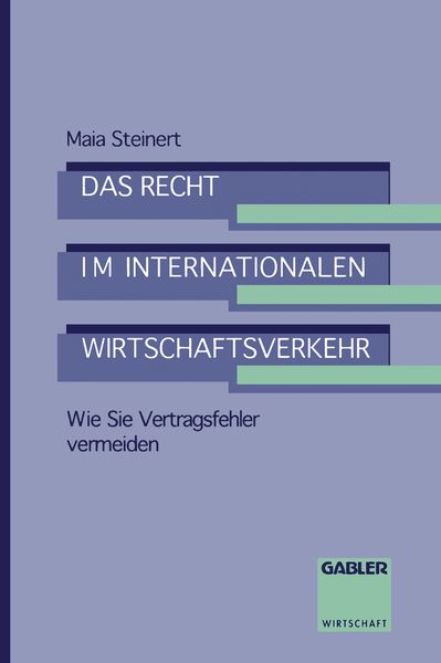 Produktbild: Das Recht im internationalen Wirtschaftsverkehr