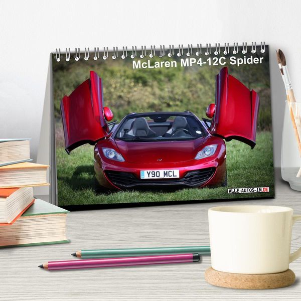 Produktbild: McLaren MP4-12C Spider (Tischkalender 2026 DIN A5 quer), CALVENDO Monatskalender
