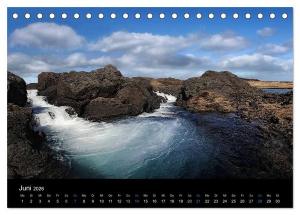 Produktbild: Island - wundervolle Weite (Tischkalender 2026 DIN A5 quer), CALVENDO Monatskalender