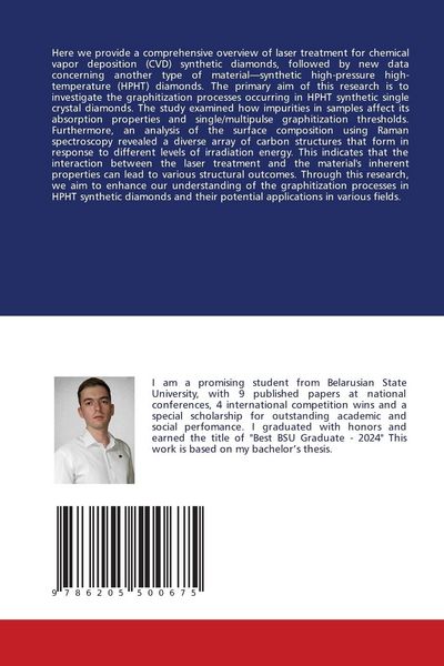 Produktbild: Graphitization of Synthetic Diamonds with Laser