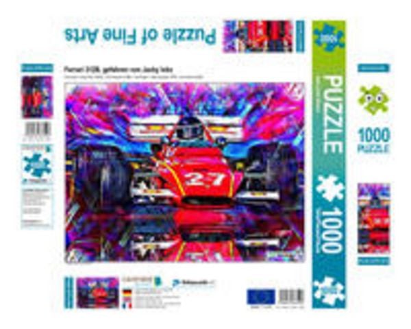 CALVENDO Puzzle Formel 1 aus den 1970er Jahren - der Ferrari 312B. | 1000 Teile Lege-Größe 64 × 48 cm Foto-Puzzle für glückliche Stunden