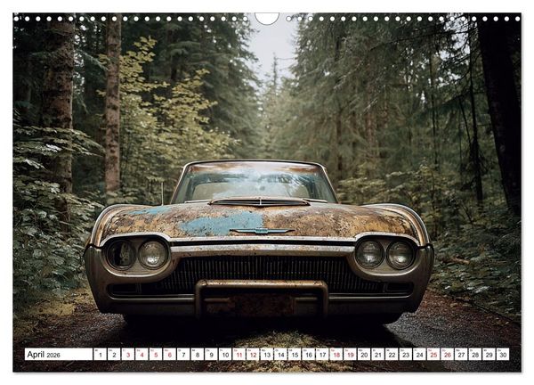 Produktbild: Rost trifft Nostalgie (Wandkalender 2026 DIN A3 quer), CALVENDO Monatskalender
