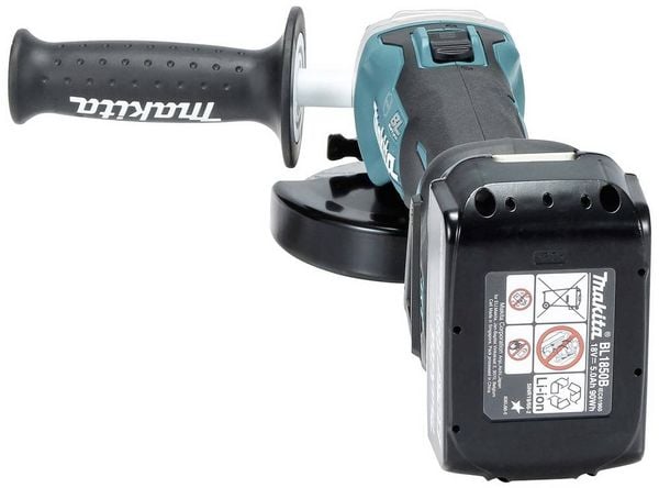 Produktbild: Makita DGA513RTJ Akku-Winkelschleifer 125 mm inkl. Ladeger&auml;t, inkl. 2. Akku, inkl. Koffer 18 V 5 Ah