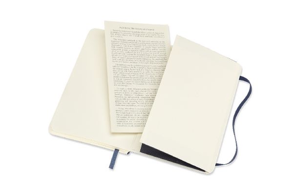 Produktbild: MOLESKINE NOTIZBUCH P/A6, BLANKO, SOFT COVER, SAPHIR