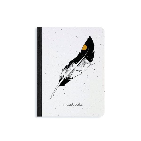 Produktbild: matabooks - Nachhaltige Notizb&uuml;cher A6 Samenbuch "Feather"