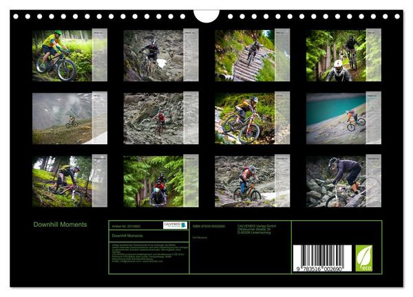 Produktbild: Downhill Moments (Wandkalender 2026 DIN A4 quer), CALVENDO Monatskalender