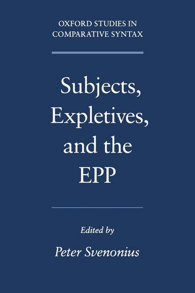 Produktbild: Subjects, Expletives, and the Epp