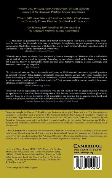 Produktbild: Economic Origins of Dictatorship and Democracy