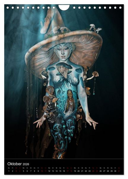 Produktbild: World Bodypainting Festival: Generation NEXT (Wandkalender 2026 DIN A4 hoch), CALVENDO Monatskalender