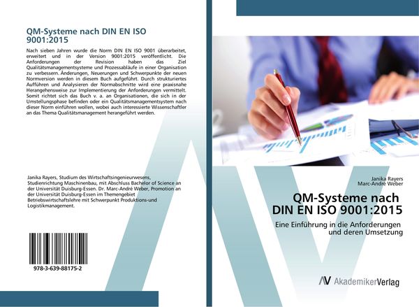 Produktbild: QM-Systeme nach DIN EN ISO 9001:2015
