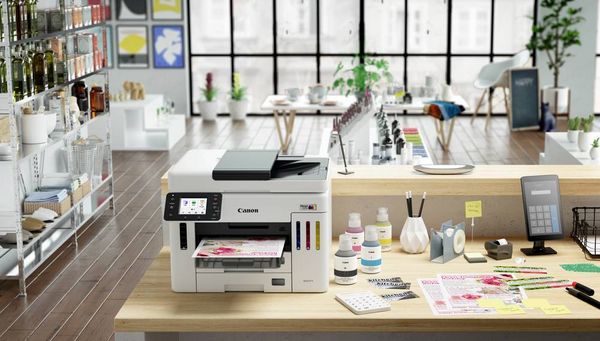 Produktbild: Canon MAXIFY GX7150 Multifunktionsdrucker Tintenstrahl Farbe A4 Drucker, Scanner, Kopierer Duplex, USB, WLAN, LAN