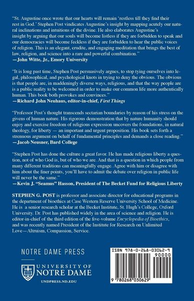 Produktbild: Human Nature and the Freedom of Public Religious Expression