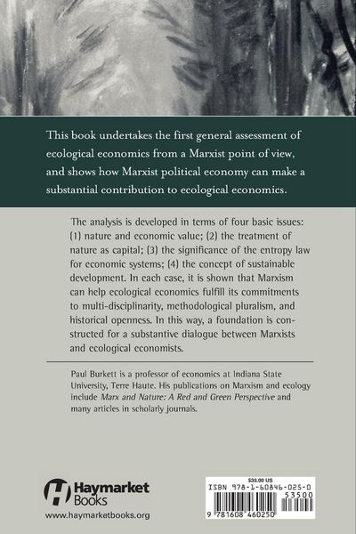Produktbild: Marxism and Ecological Economics