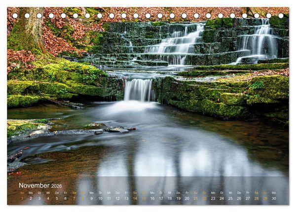 Produktbild: Idyllische Wasserwelten (Tischkalender 2026 DIN A5 quer), CALVENDO Monatskalender