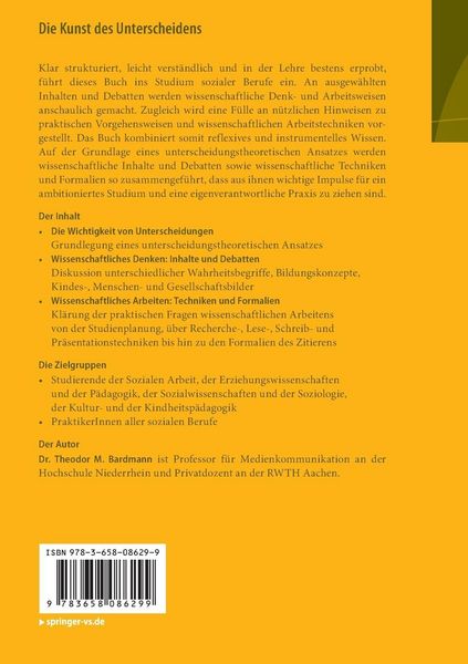 Produktbild: Die Kunst des Unterscheidens