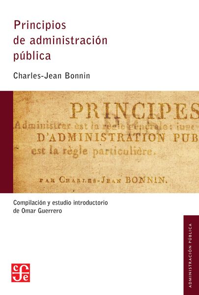 Produktbild: Principios de administraci&oacute;n p&uacute;blica